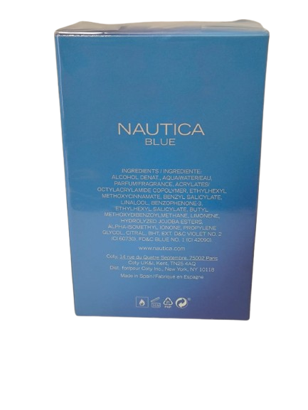 Náutica Blue 3.4 FL. OZ (100 ml) para hombre exigente