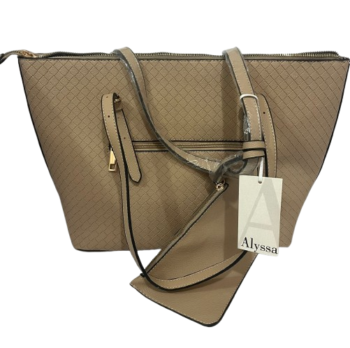 Bolsa Alyssa Original Color Beige Grande