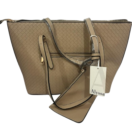 Bolsa Alyssa Original Color Beige Grande