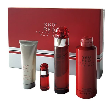 Perry Ellis Red 360 Estuche Elegante 4 piezas