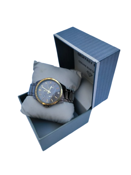 Reloj Geoffrey Beene Genuine Blue Sapphire